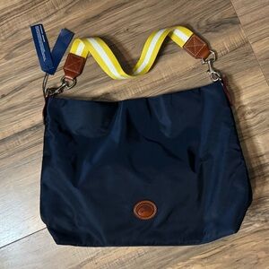 Dooney & Bourke navy extra large ask bag NWT